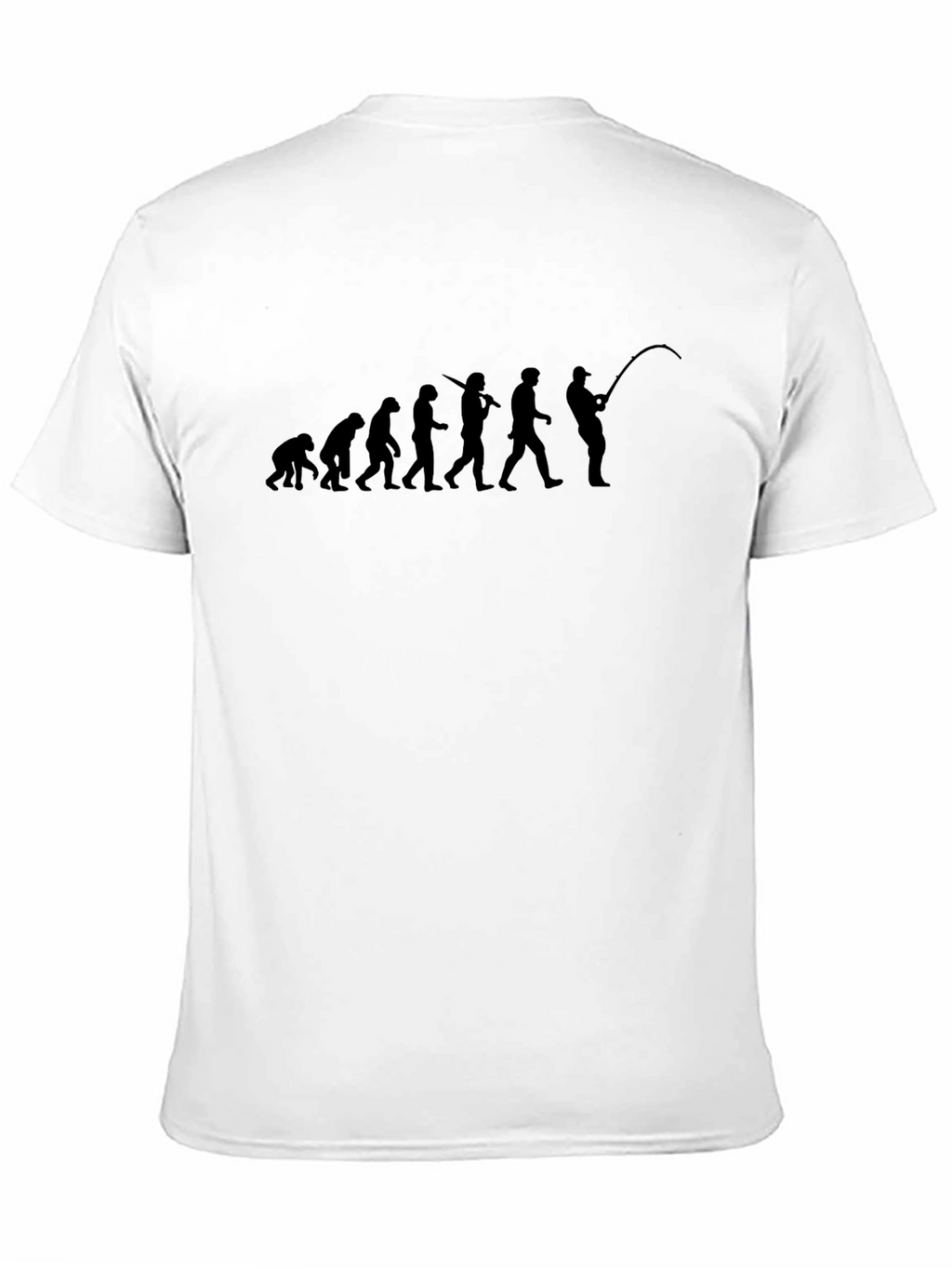 Evolution of Fishing T-Shirt - Black