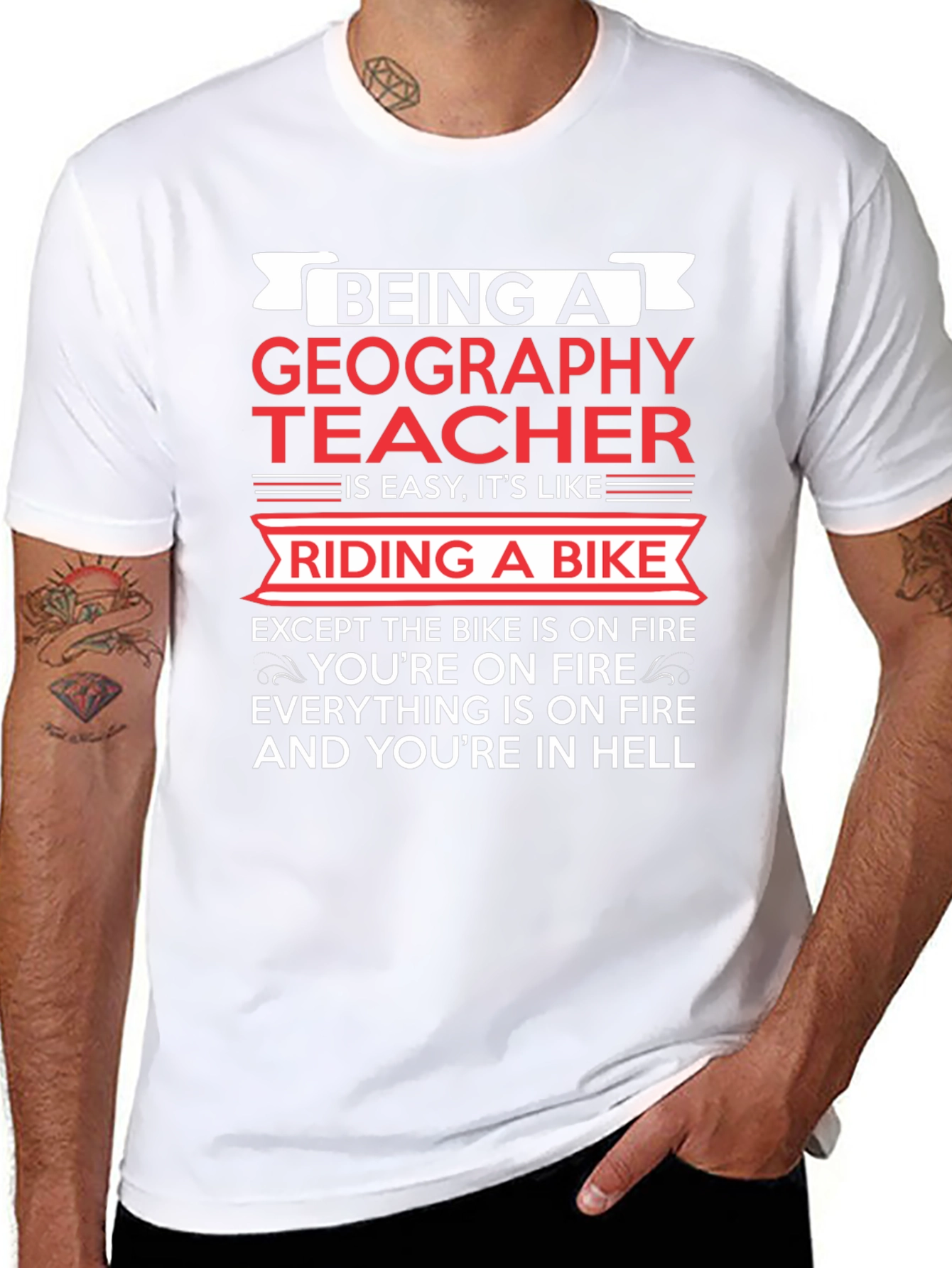 Geography Teacher Funny T-Shirt