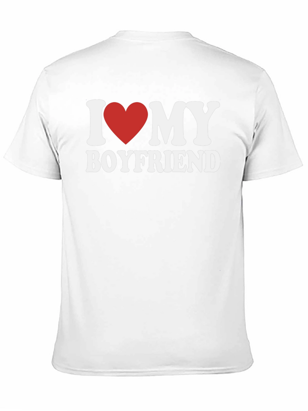 I Love My Boyfriend T-Shirt - Heart Design