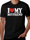I Love My Boyfriend T-Shirt - Heart Design