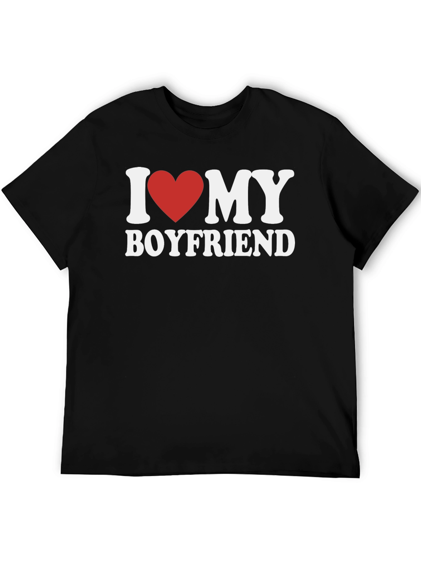 I Love My Boyfriend T-Shirt - Heart Design
