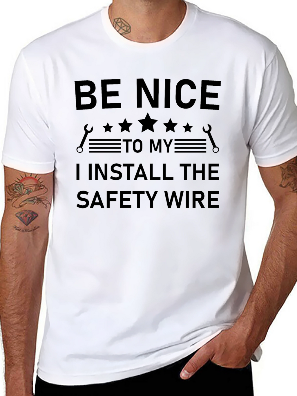 Be Nice Safety Wire Installer T-Shirt