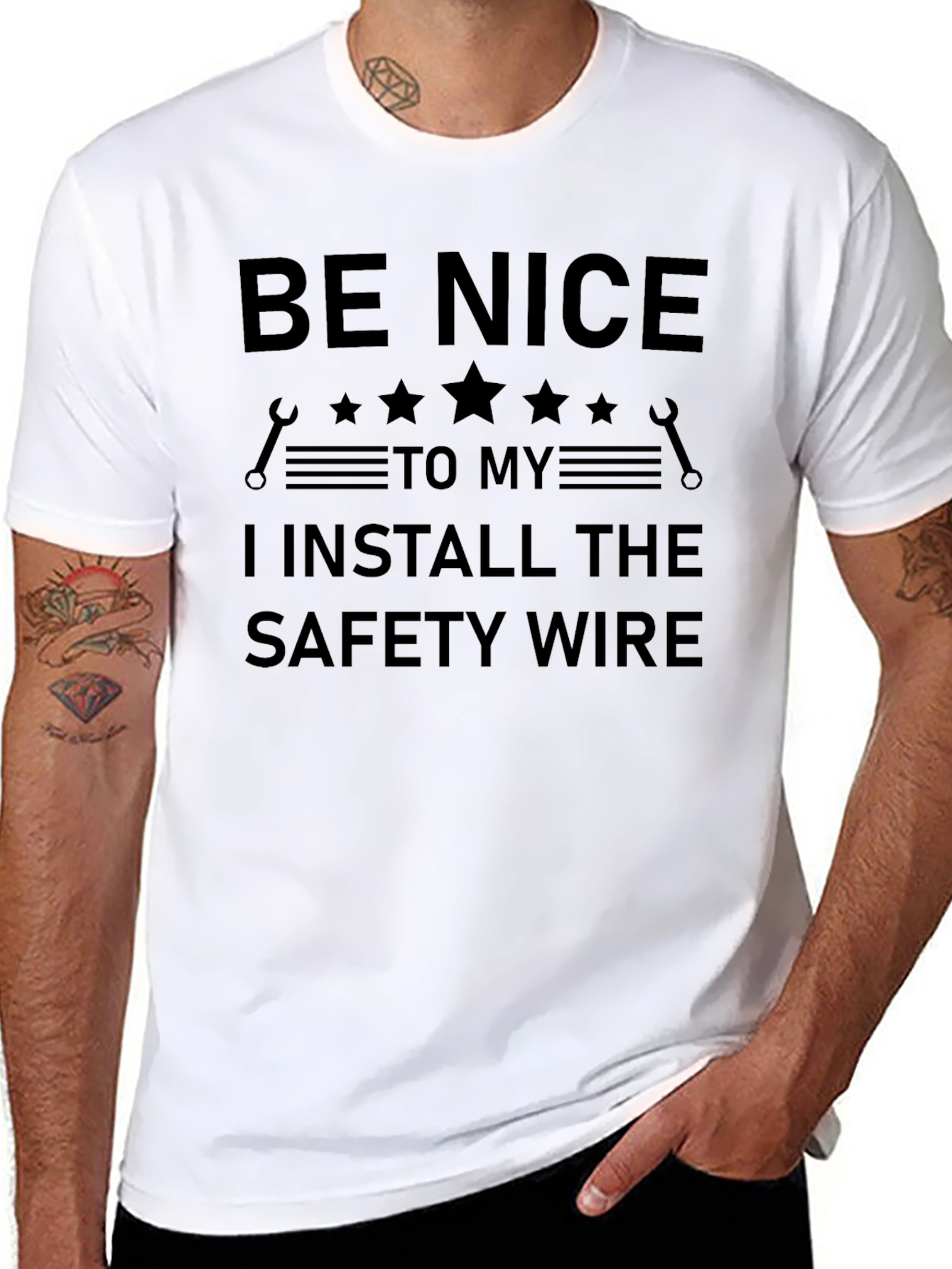 Be Nice Safety Wire Installer T-Shirt