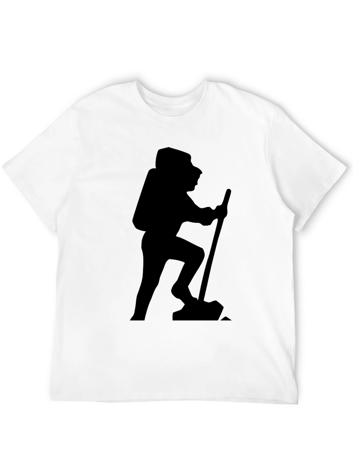 Hiking Silhouette Black T-Shirt