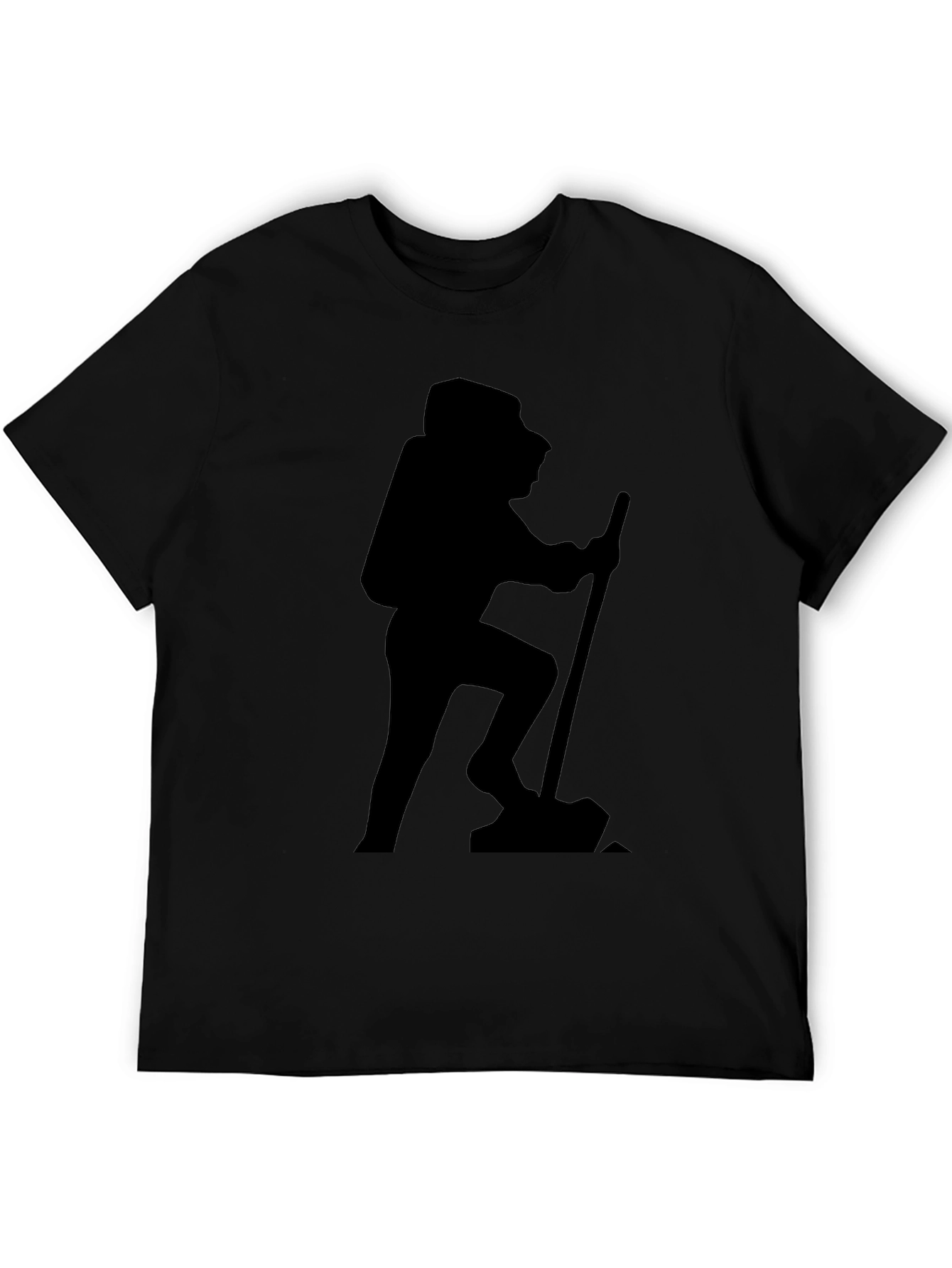 Hiking Silhouette Black T-Shirt