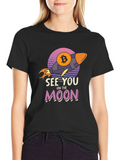 Bitcoin Rocket T-Shirt - See You on the Moon!