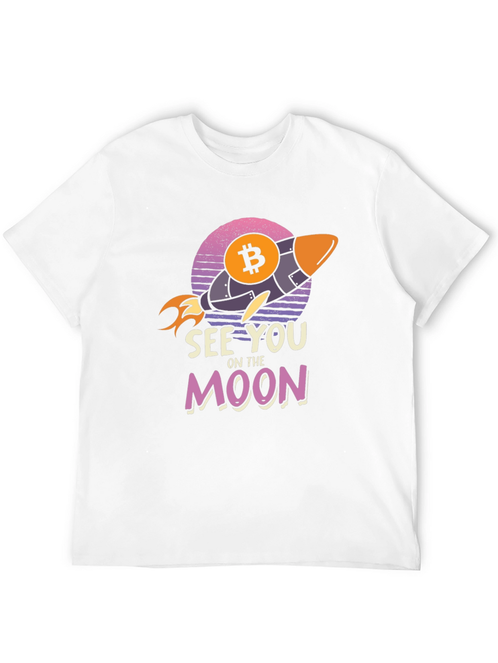 Bitcoin Rocket T-Shirt - See You on the Moon!