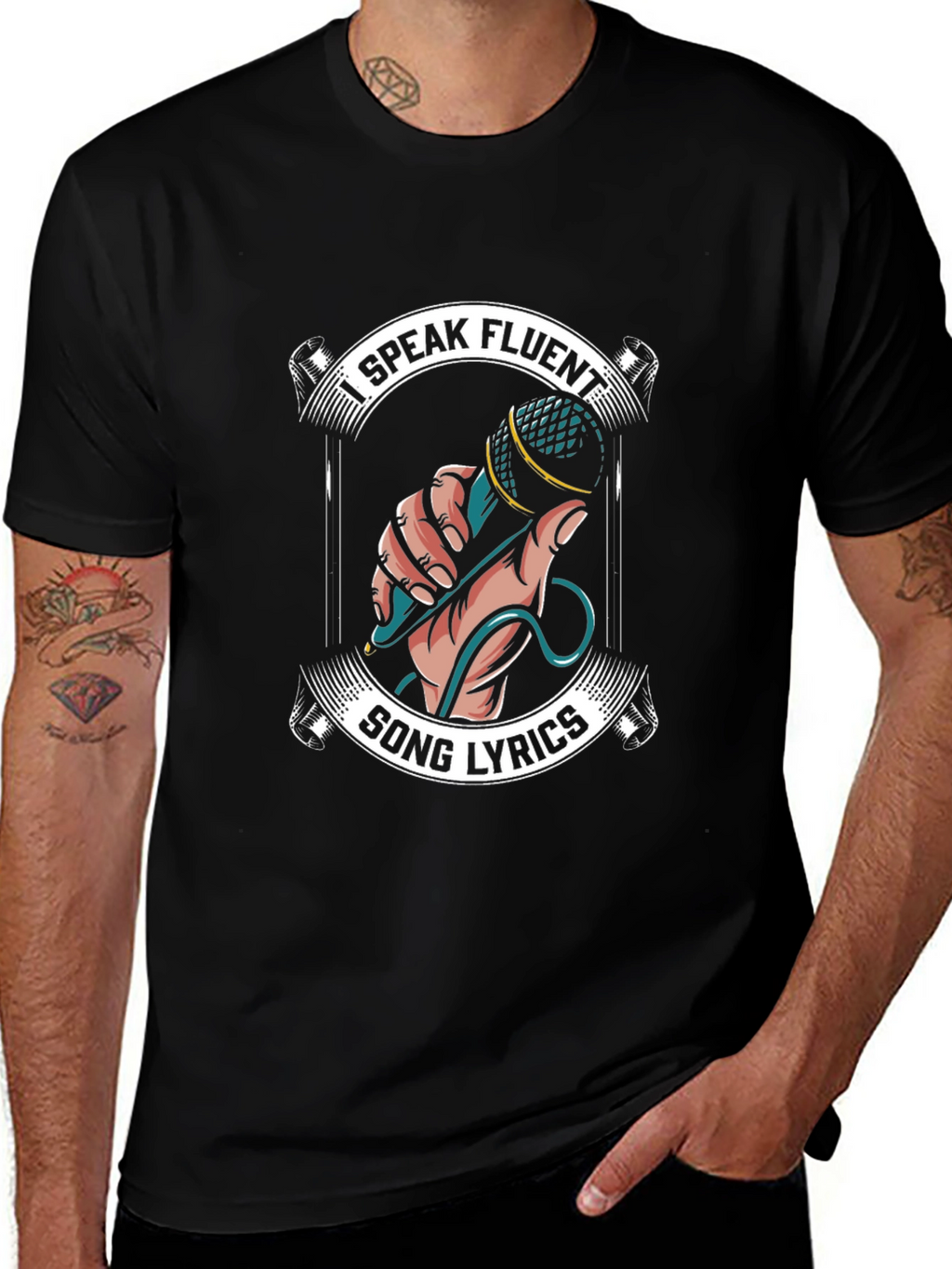 I Speak Fluent Song Lyrics Graphic Tee