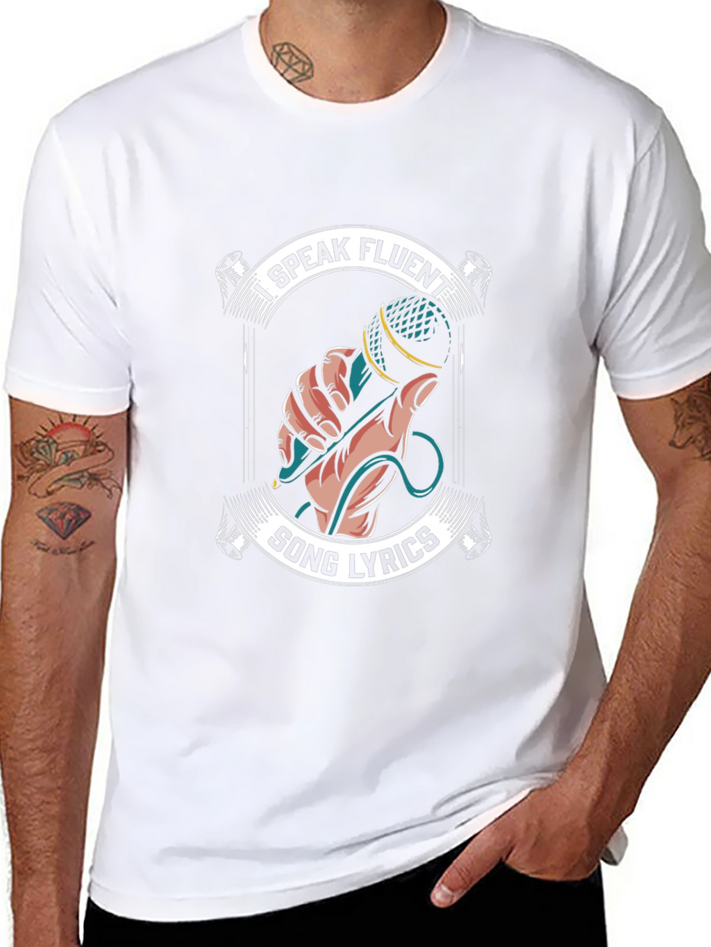 I Speak Fluent Song Lyrics Graphic Tee