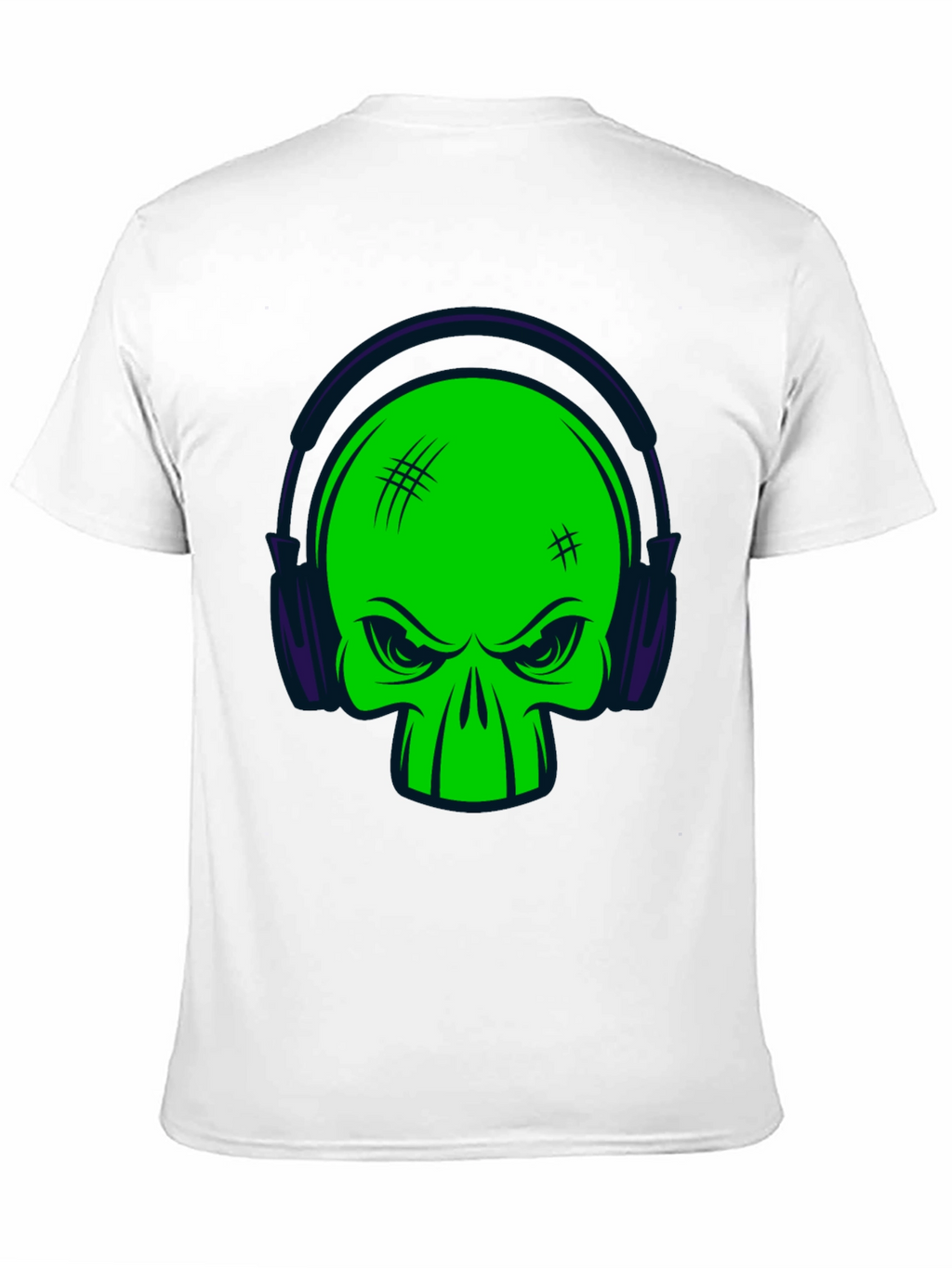 Skull DJ Black T-Shirt