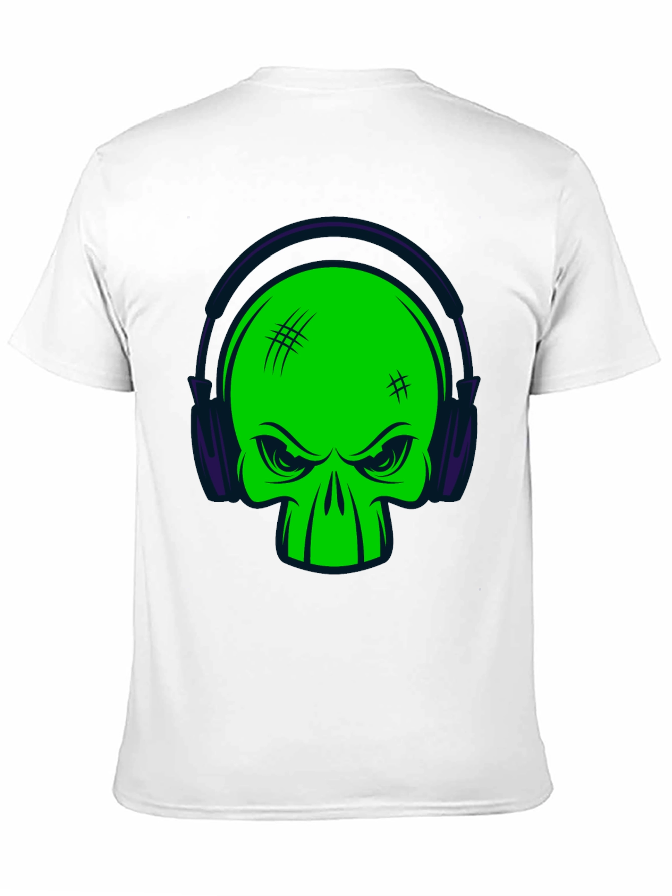 Skull DJ Black T-Shirt