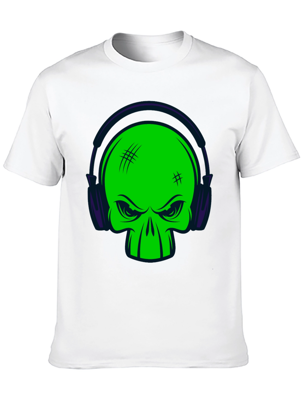 Skull DJ Black T-Shirt