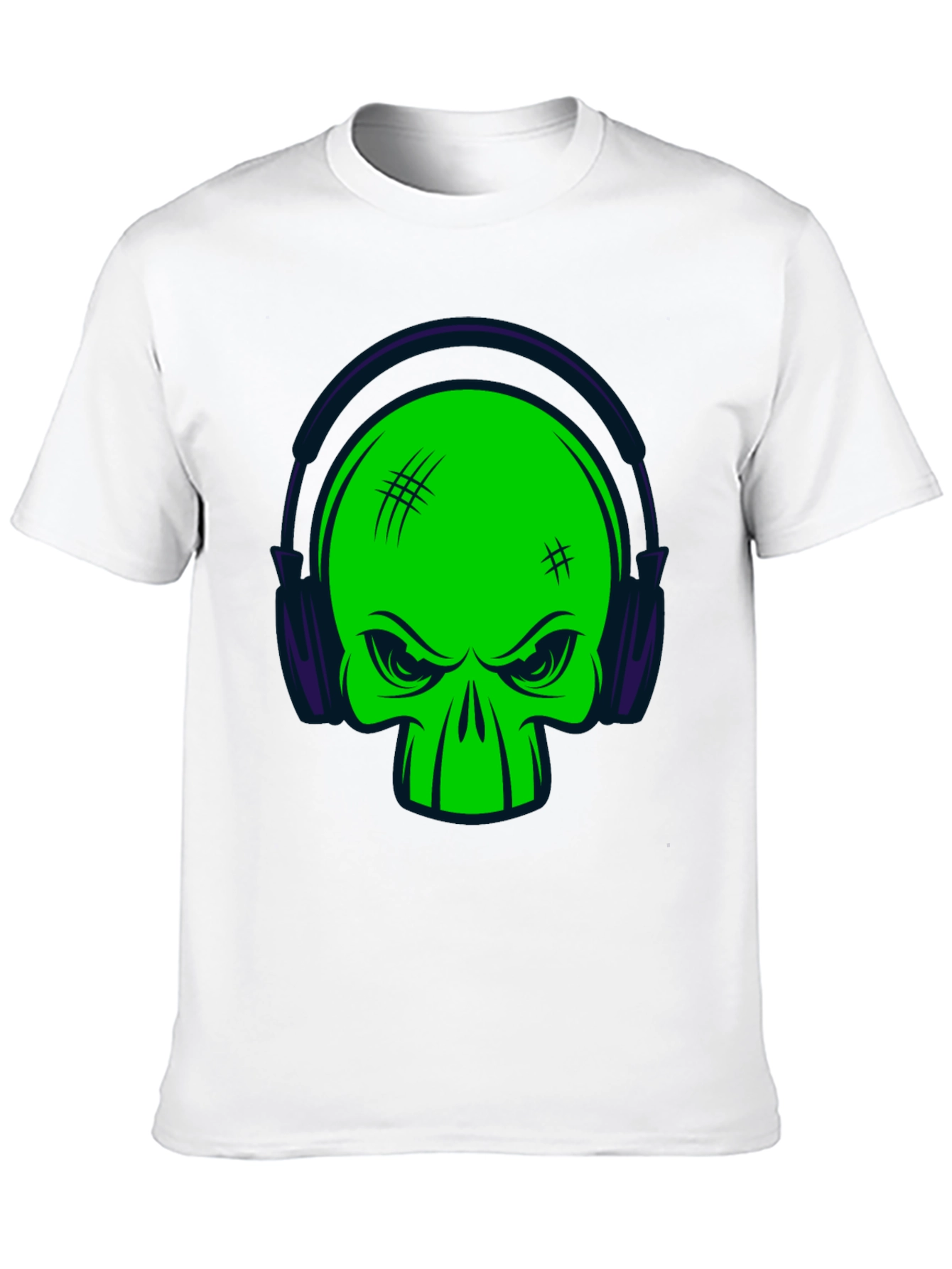 Skull DJ Black T-Shirt