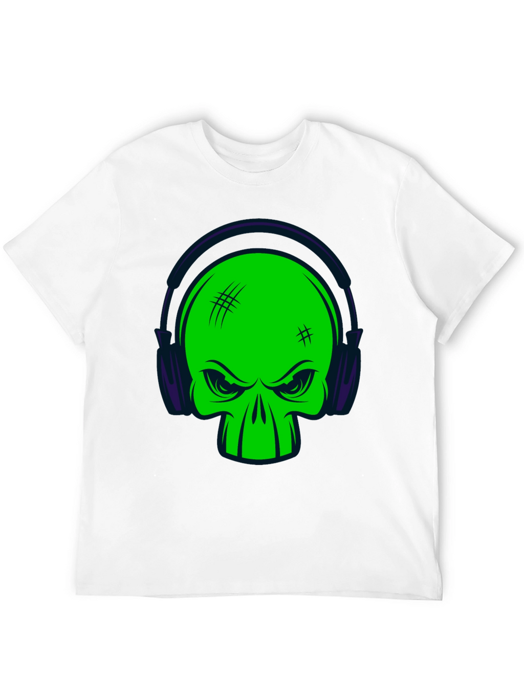 Skull DJ Black T-Shirt