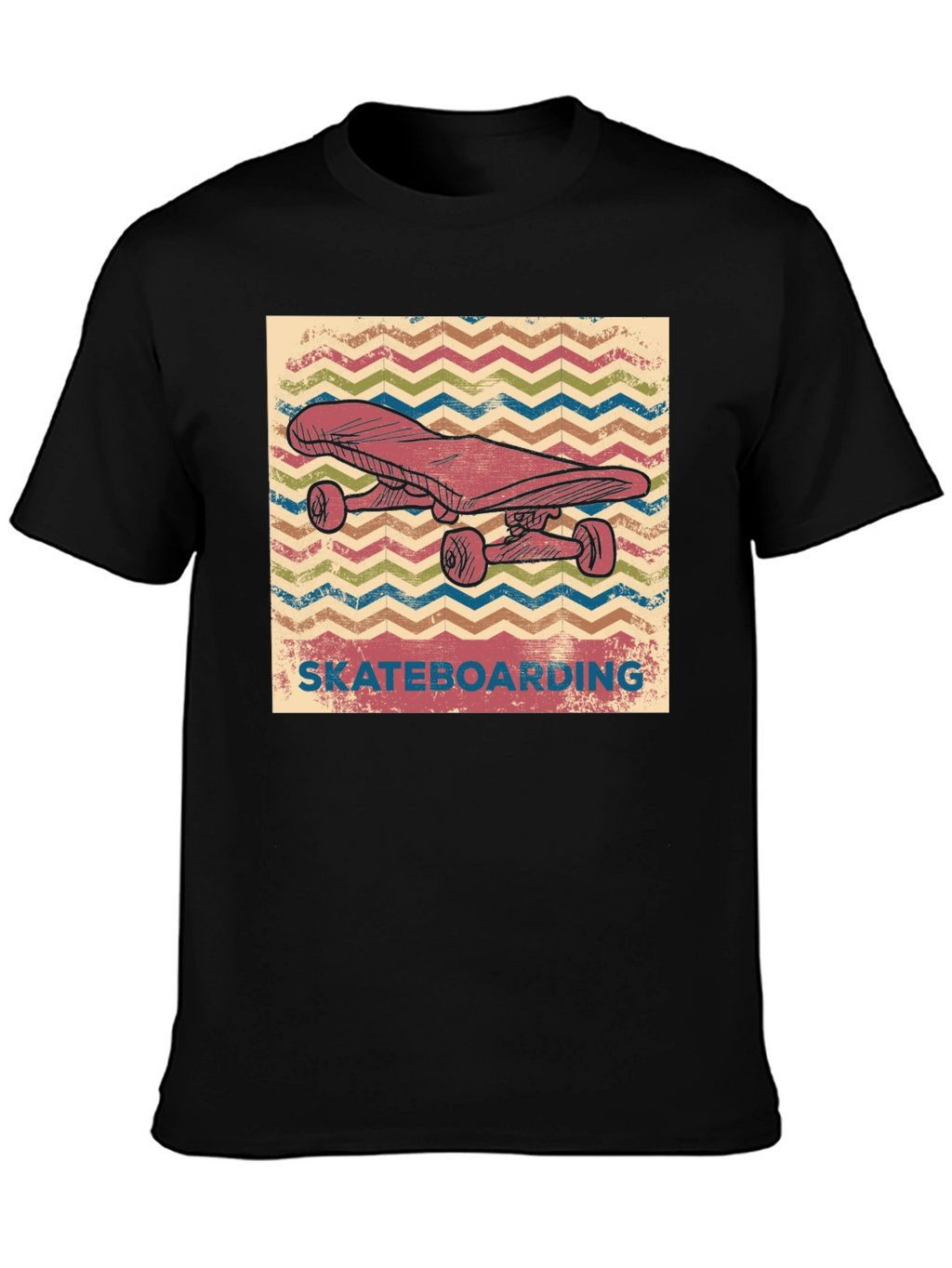 Skateboarding Retro Graphic T-Shirt