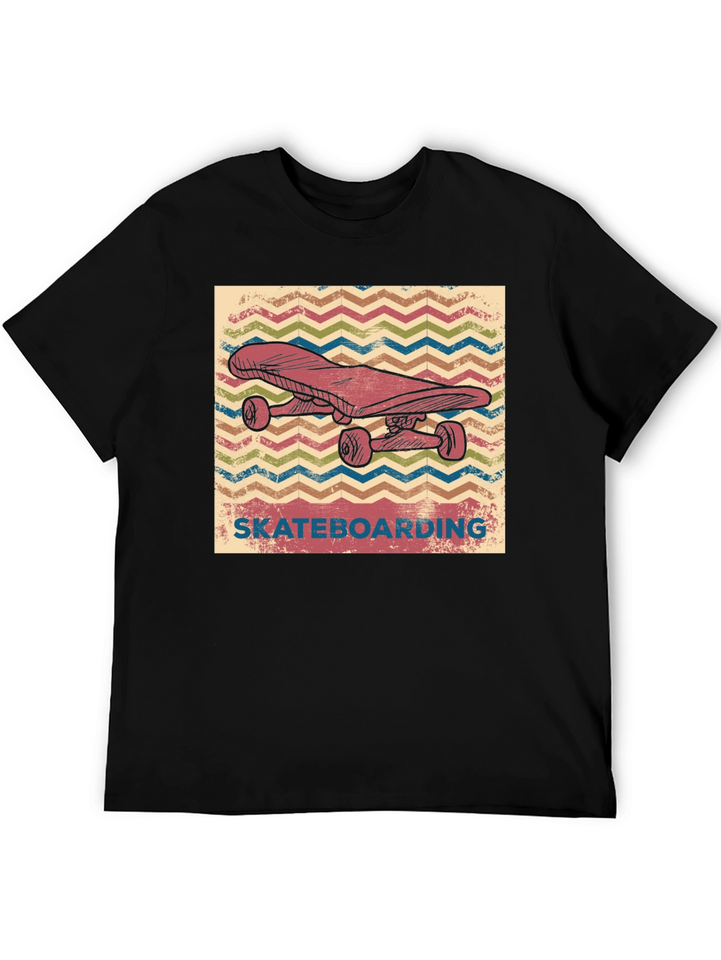Skateboarding Retro Graphic T-Shirt