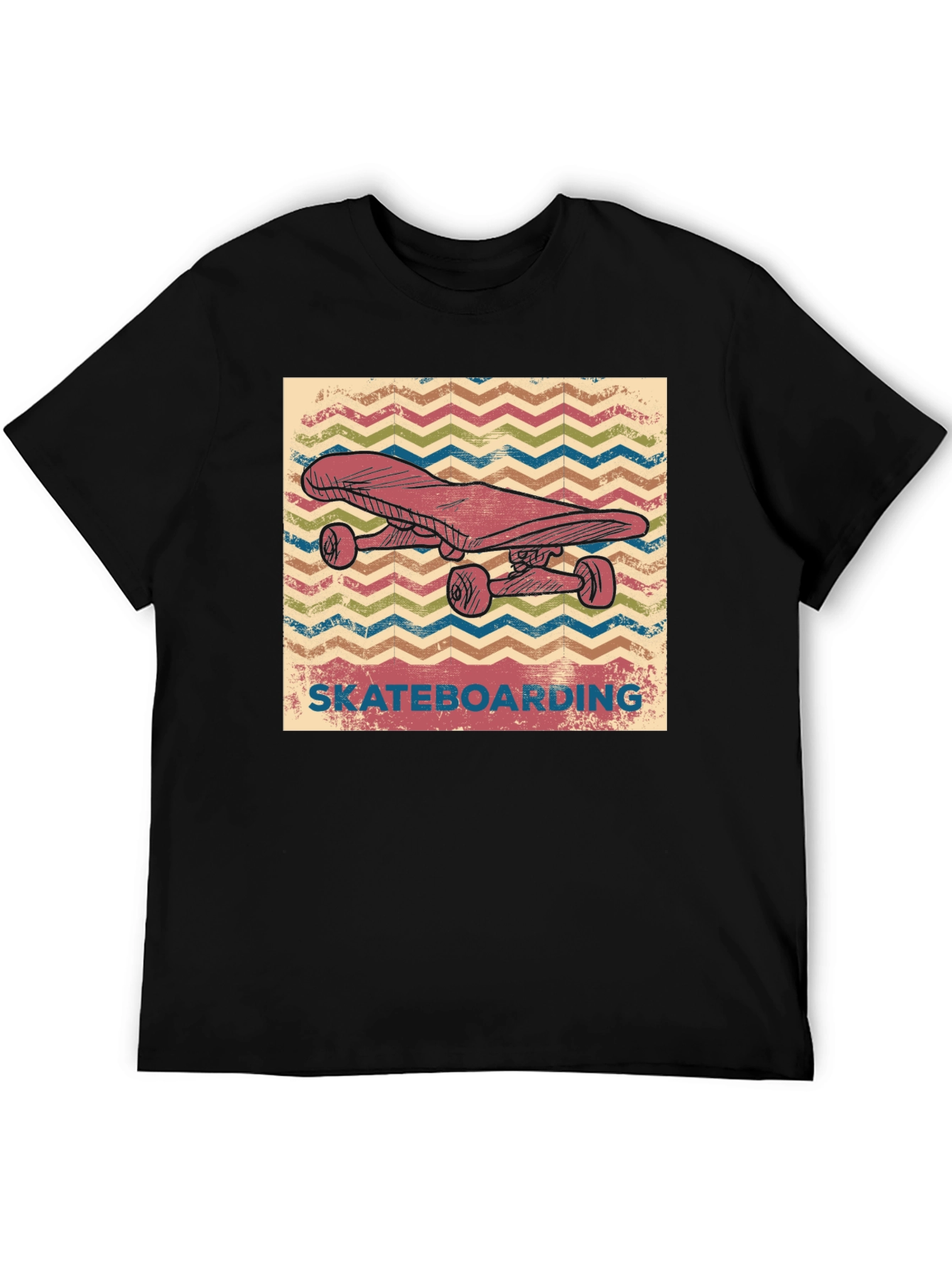 Skateboarding Retro Graphic T-Shirt