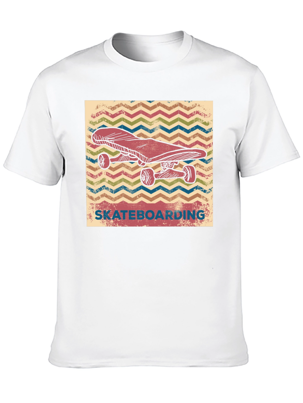 Skateboarding Retro Graphic T-Shirt
