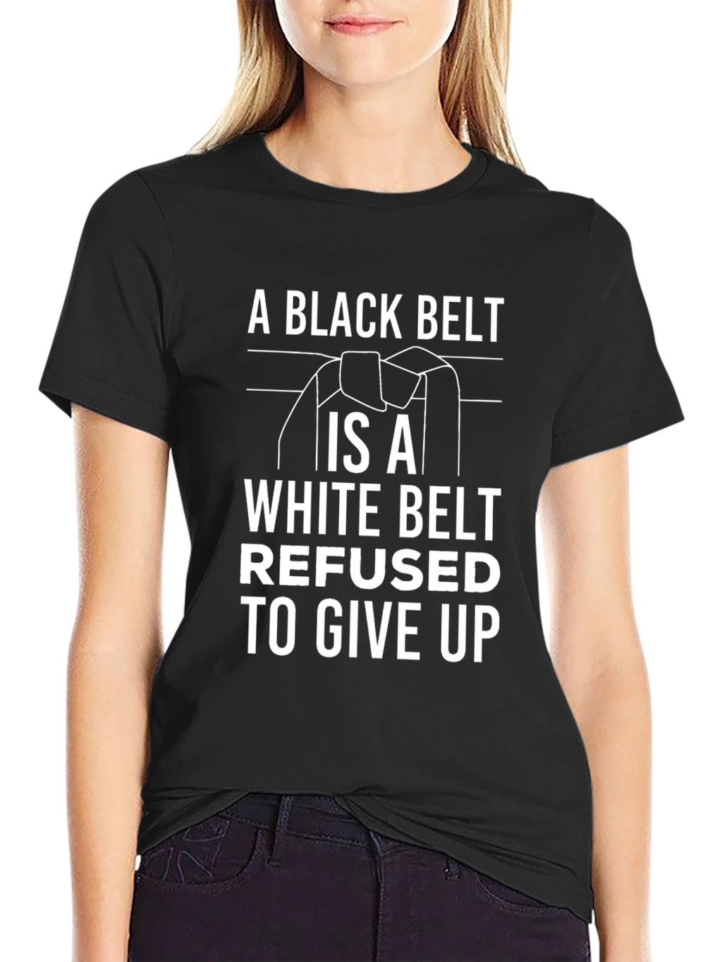 Black Belt White Belt Graphic Tee