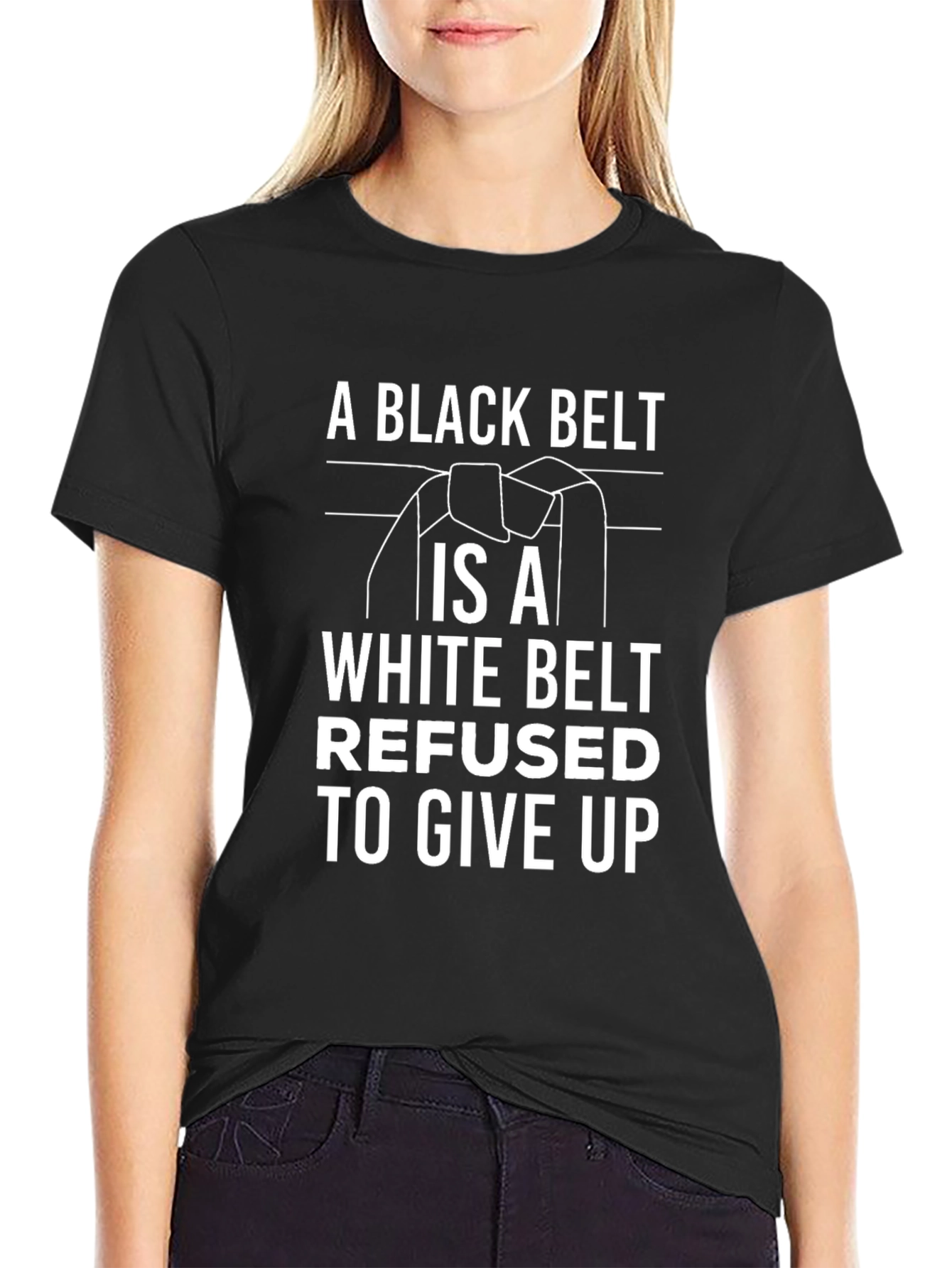 Black Belt White Belt Graphic Tee