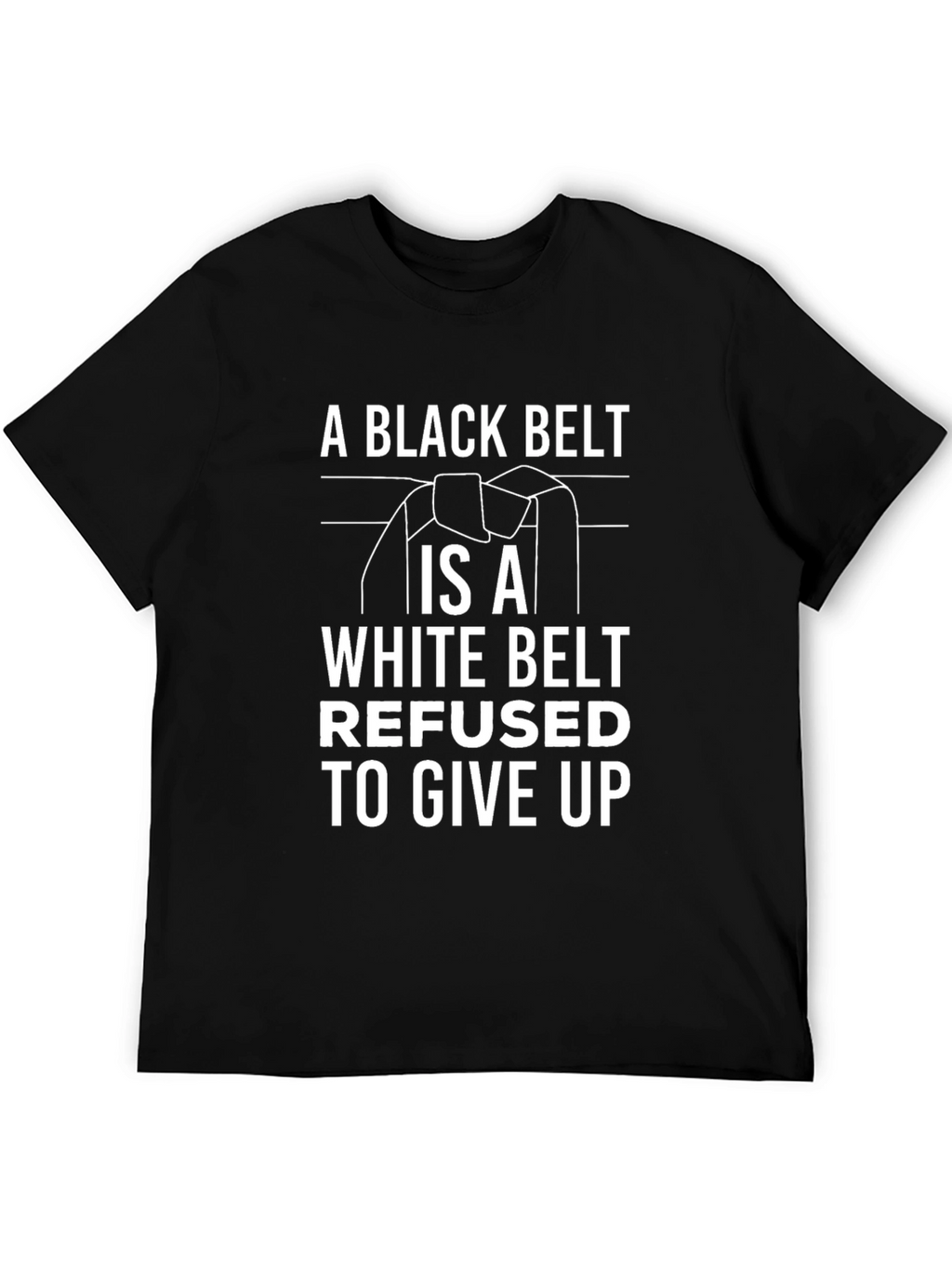 Black Belt White Belt Graphic Tee