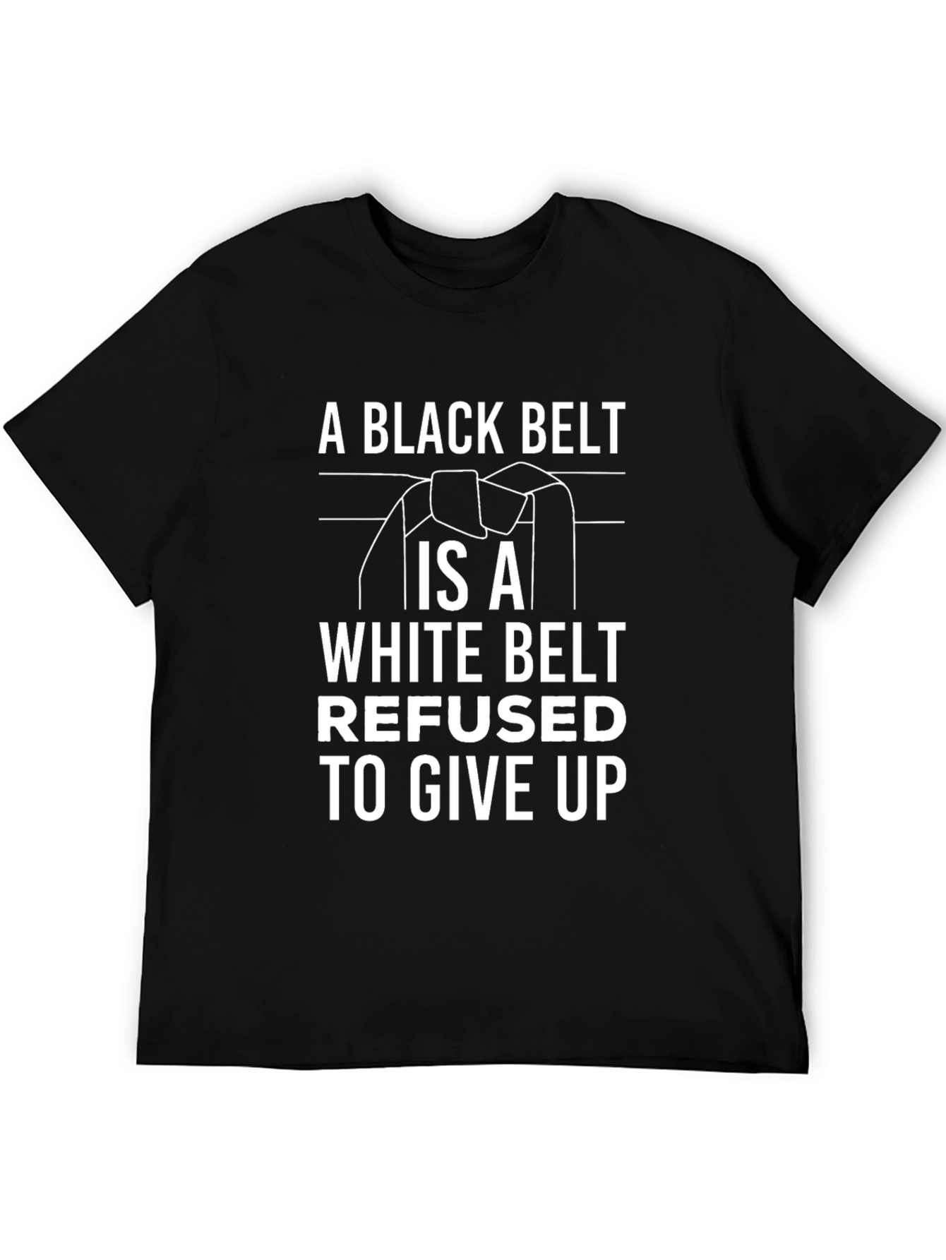 Black Belt White Belt Graphic Tee