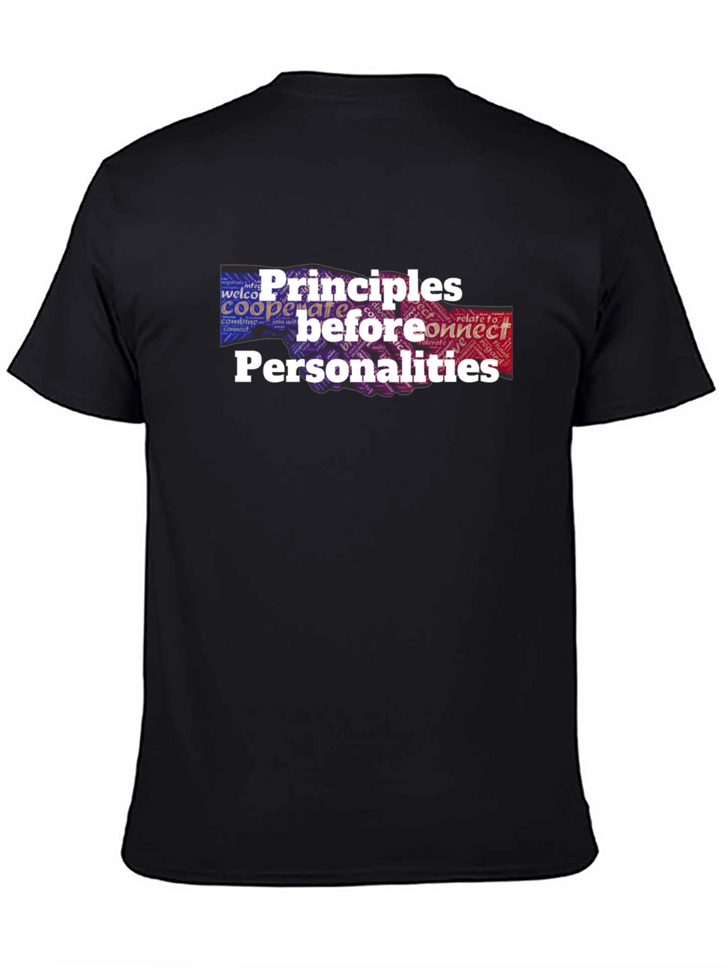 Principles Before Personalities Graphic T-Shirt