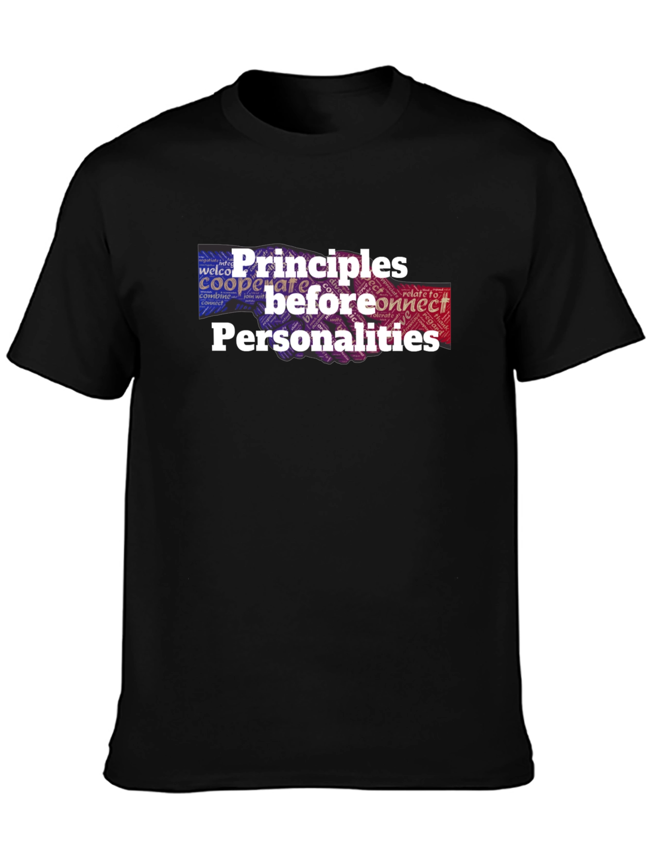 Principles Before Personalities Graphic T-Shirt