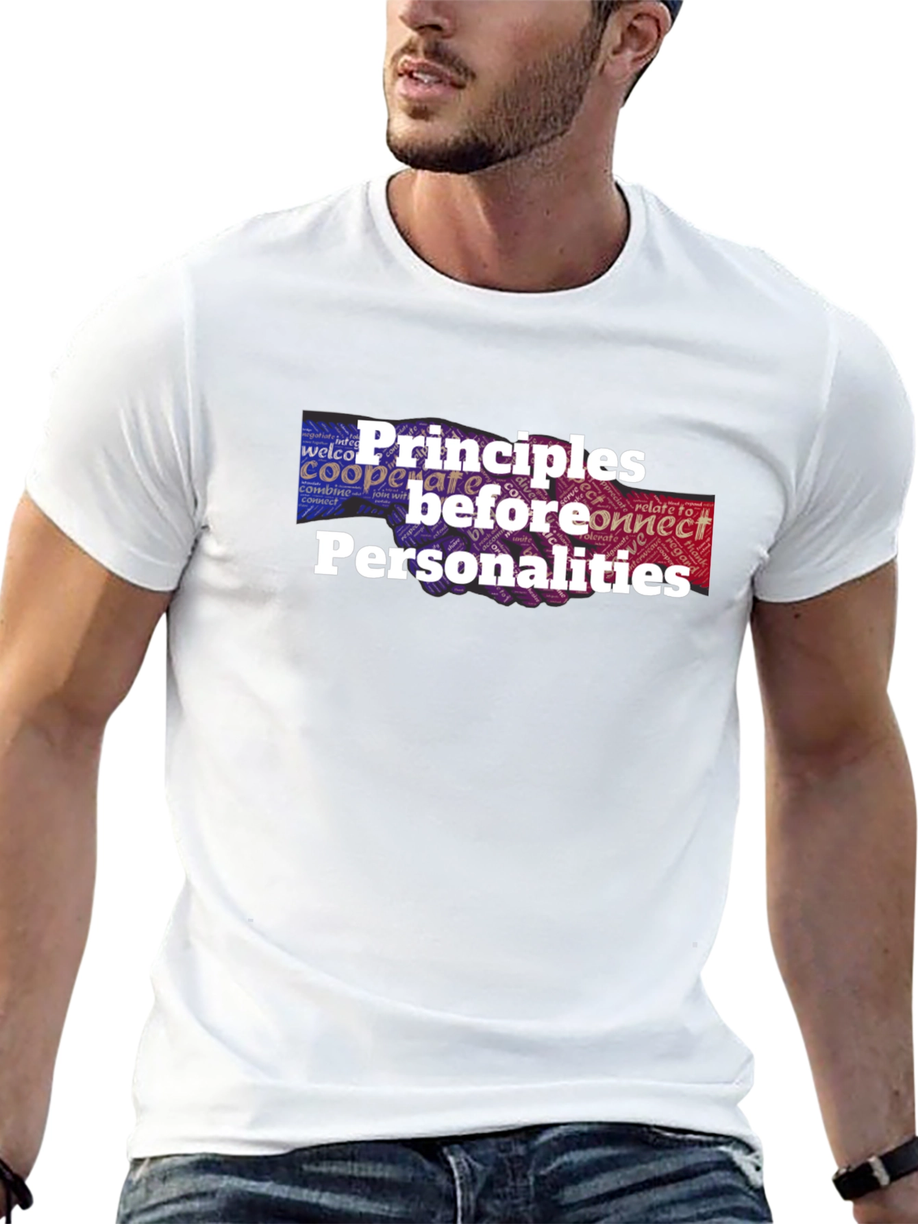 Principles Before Personalities Graphic T-Shirt