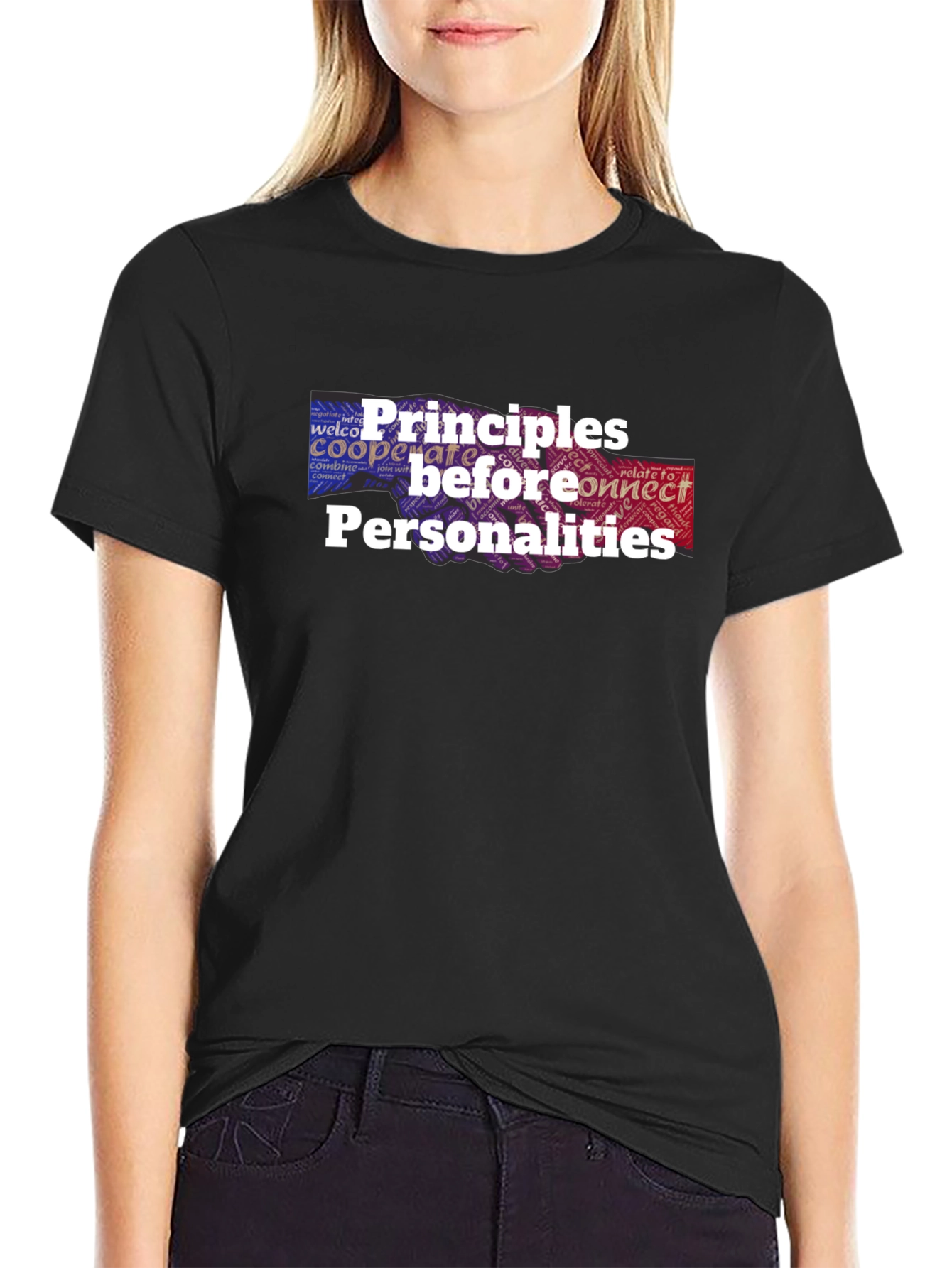 Principles Before Personalities Graphic T-Shirt