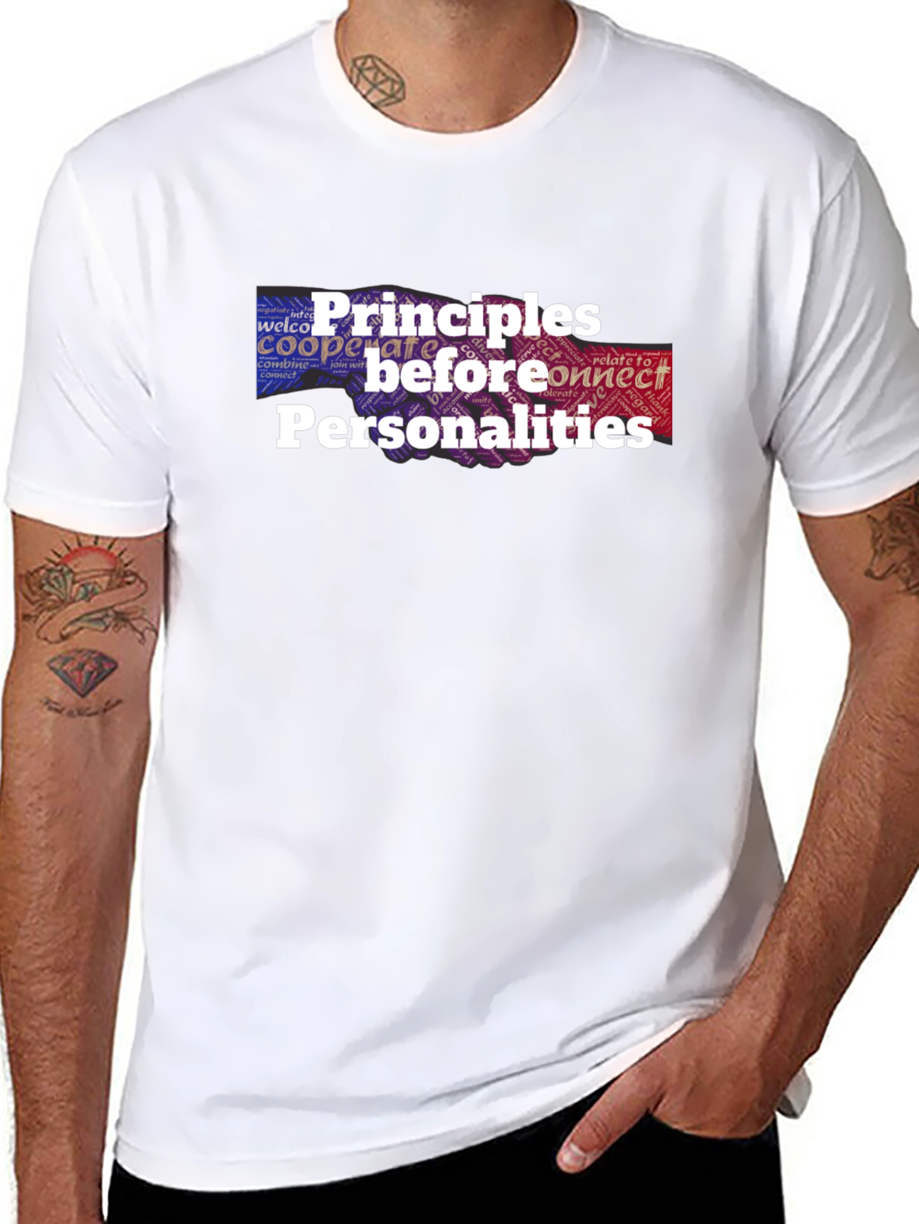 Principles Before Personalities Graphic T-Shirt
