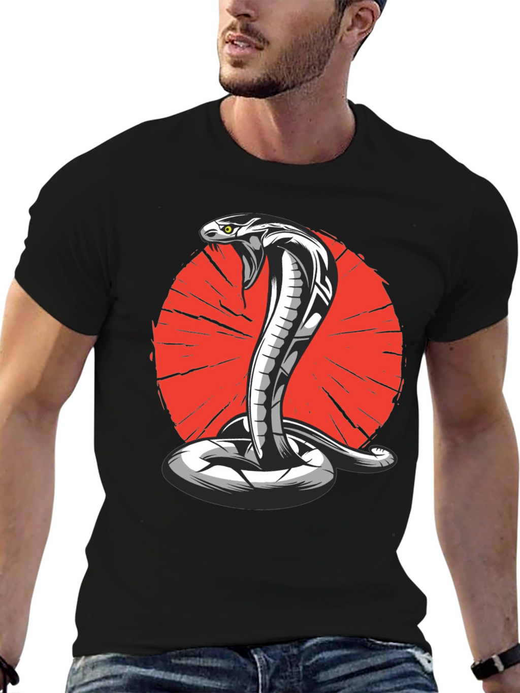 Cobra Graphic Tee - Fierce Style