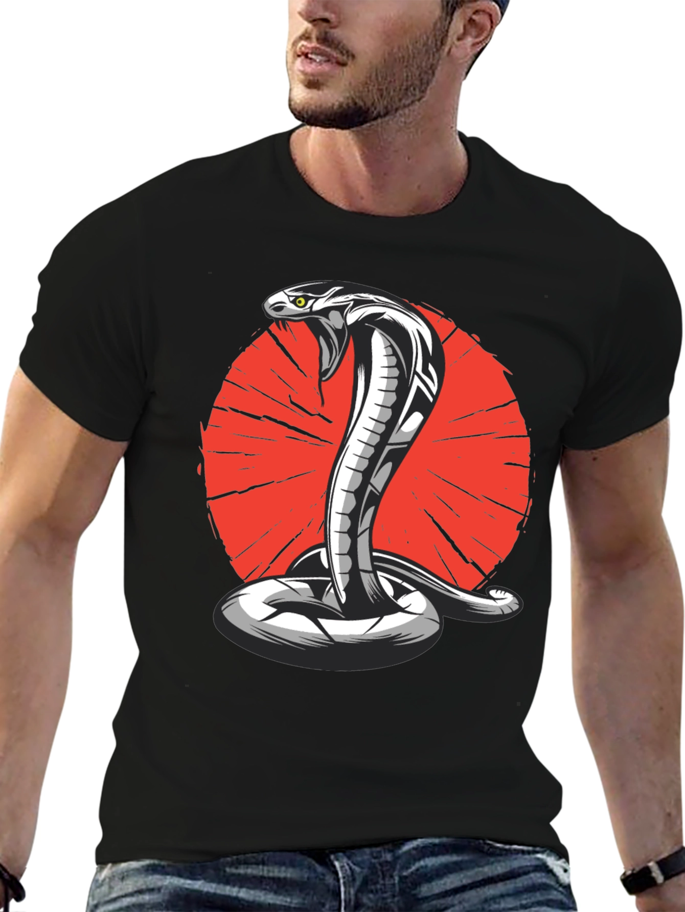 Cobra Graphic Tee - Fierce Style