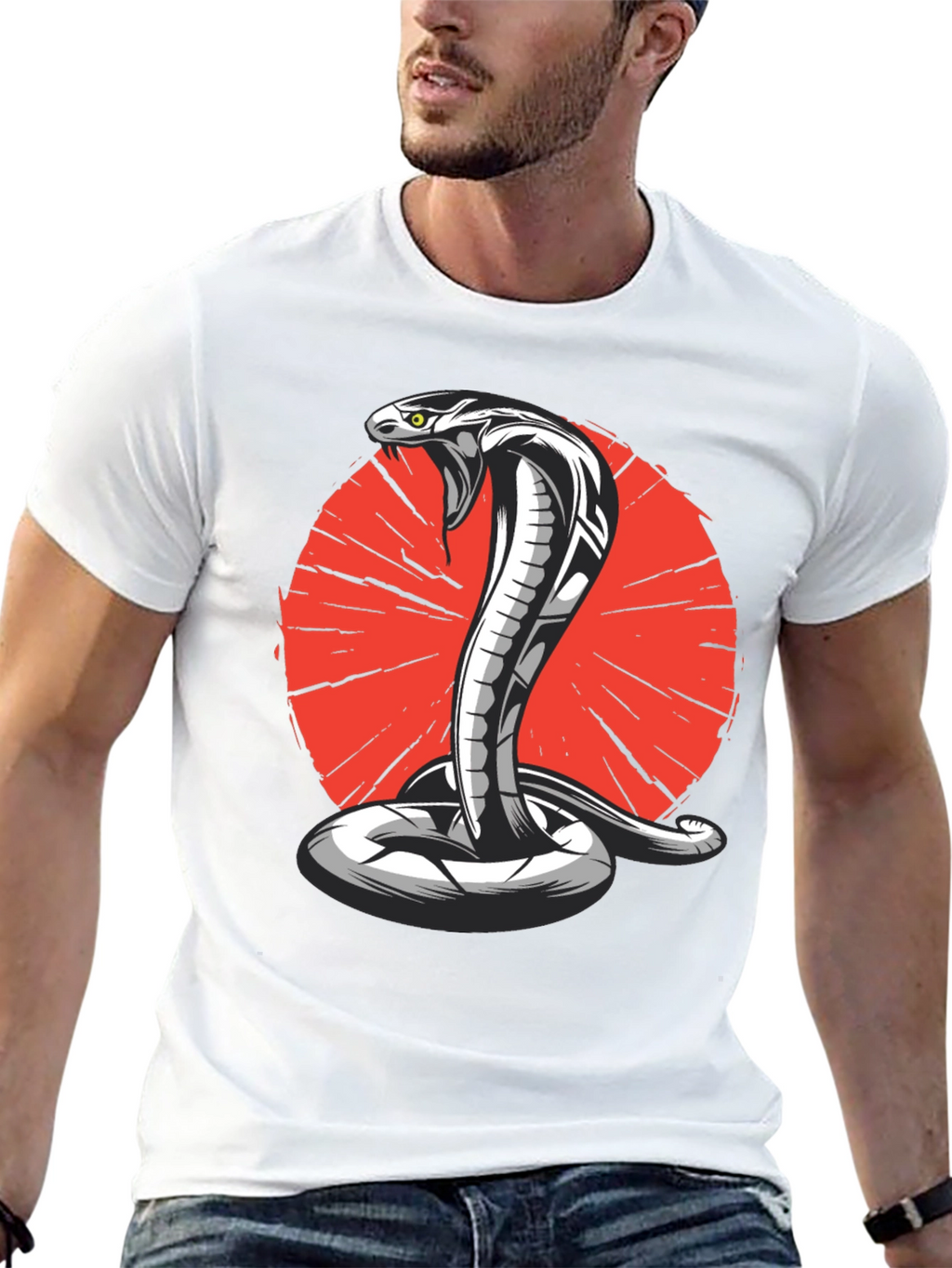 Cobra Graphic Tee - Fierce Style