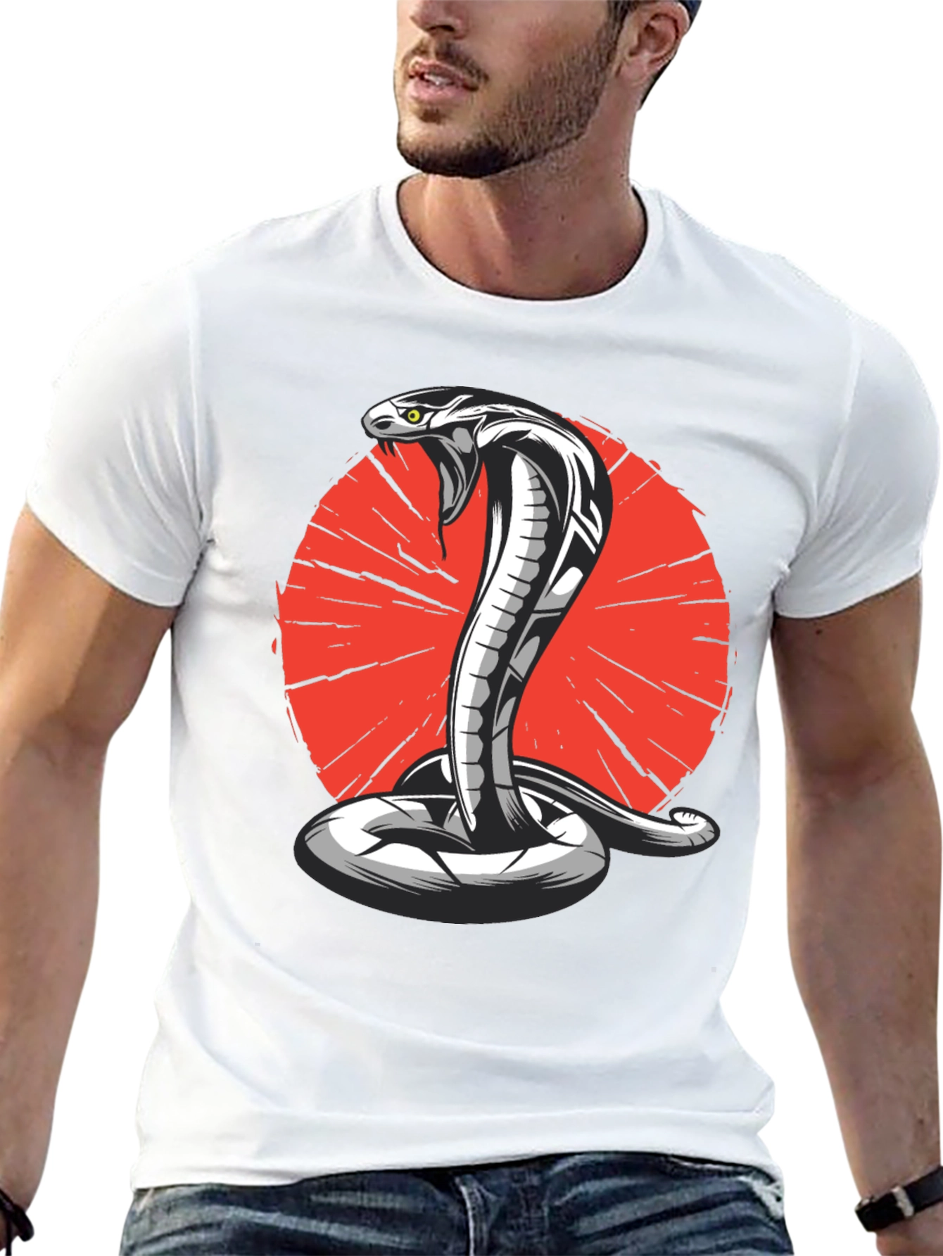 Cobra Graphic Tee - Fierce Style