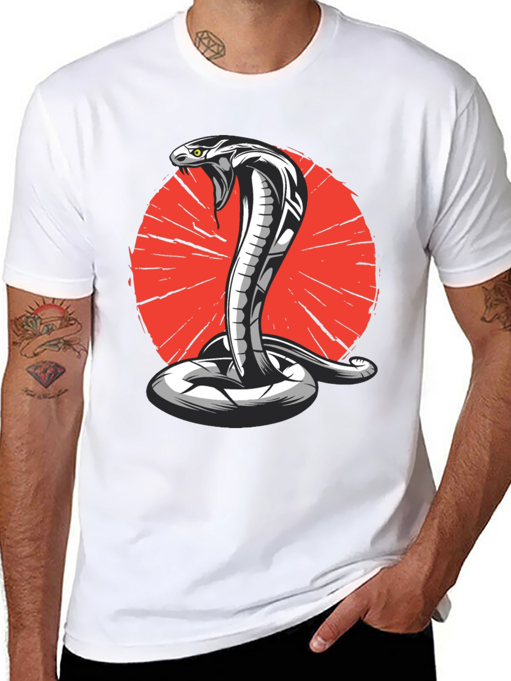 Cobra Graphic Tee - Fierce Style