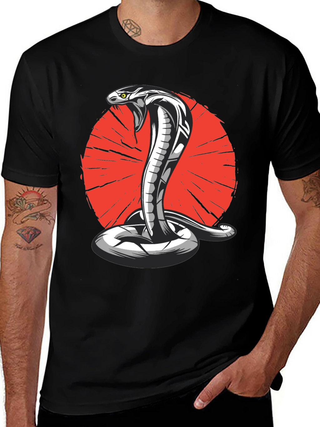 Cobra Graphic Tee - Fierce Style