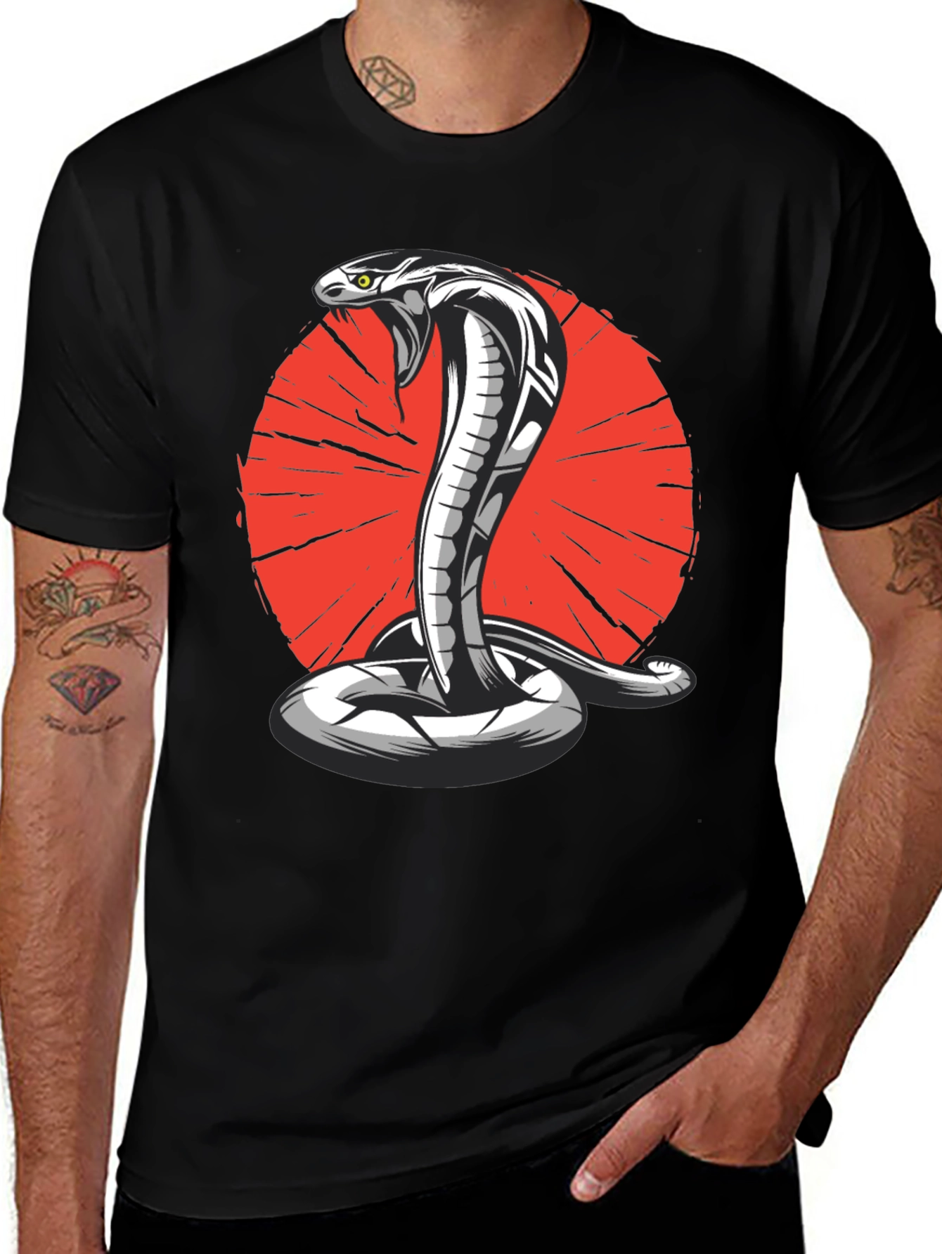 Cobra Graphic Tee - Fierce Style