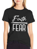 Faith Over Fear Graphic Tee - Religious T-Shirt