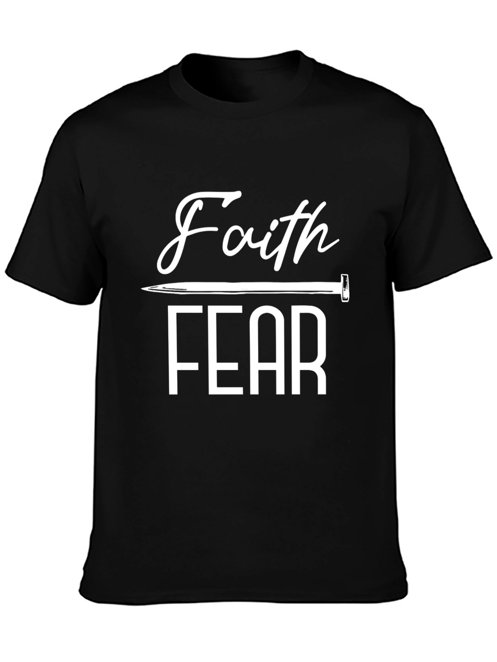 Faith Over Fear Graphic Tee - Religious T-Shirt