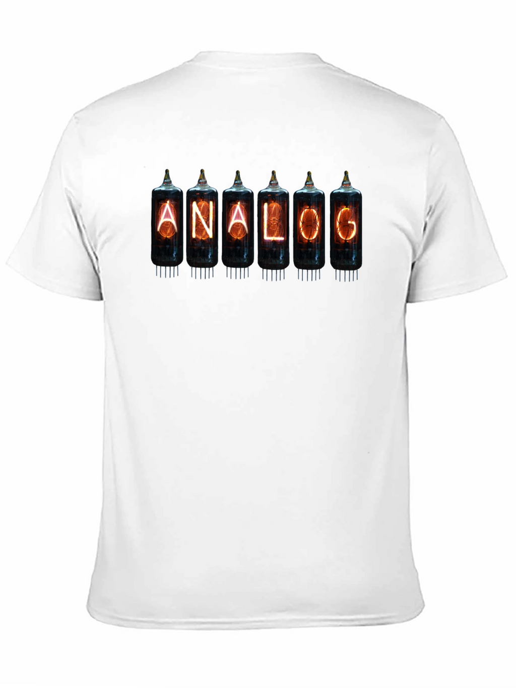 Analog Nixie Tube T-Shirt - Black
