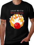 Bowling T-Shirt - Leave No Pin Standing!