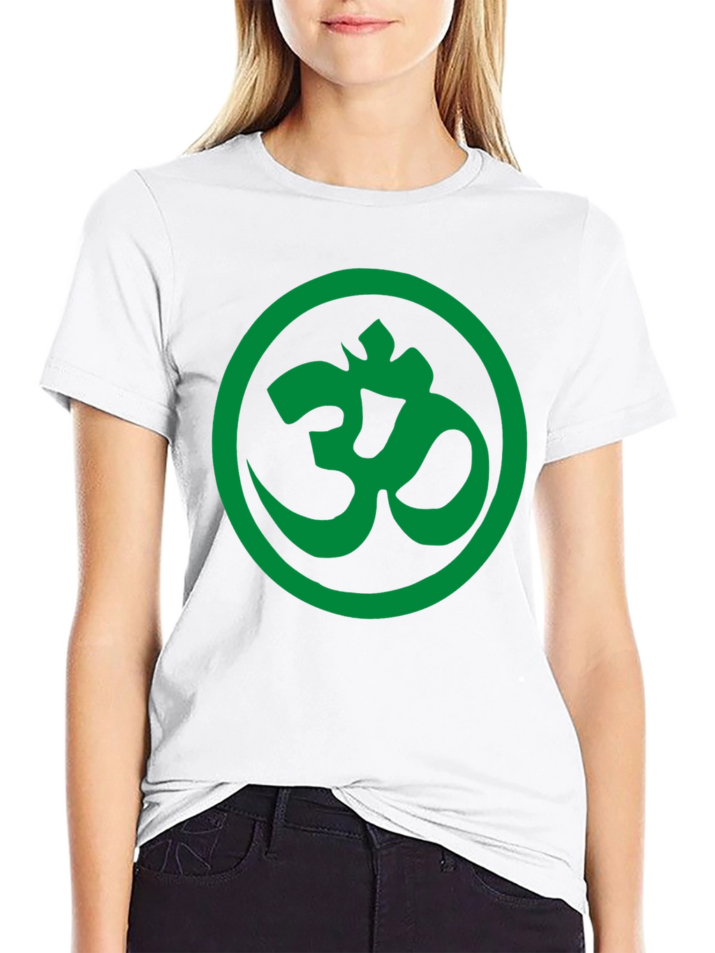 Om Symbol Graphic Black T-Shirt