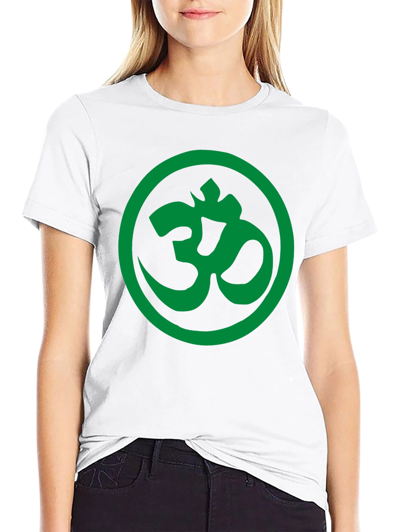 Om Symbol Graphic Black T-Shirt