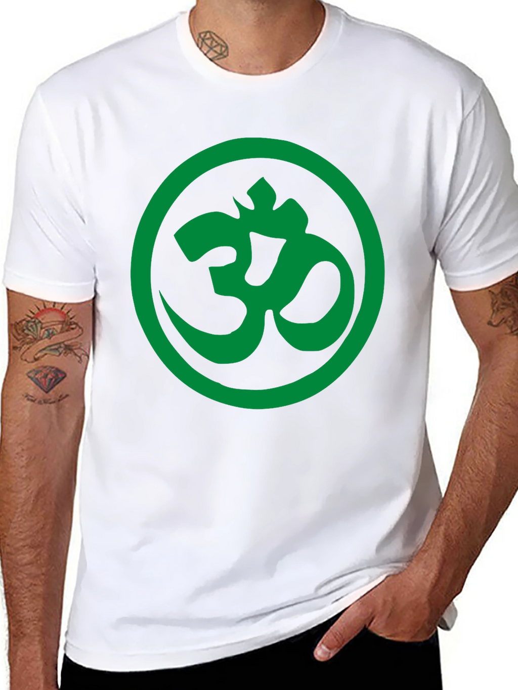 Om Symbol Graphic Black T-Shirt