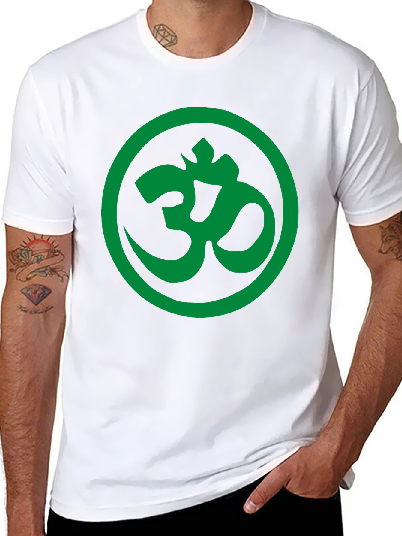 Om Symbol Graphic Black T-Shirt