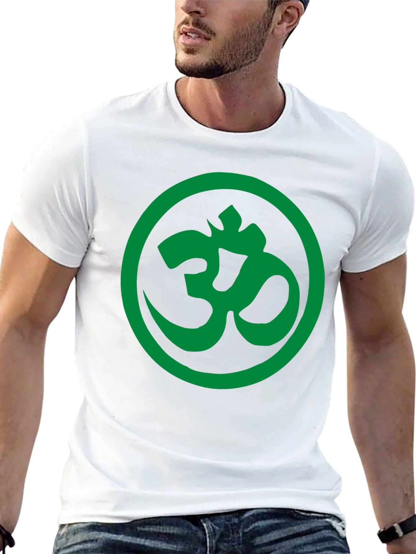 Om Symbol Graphic Black T-Shirt