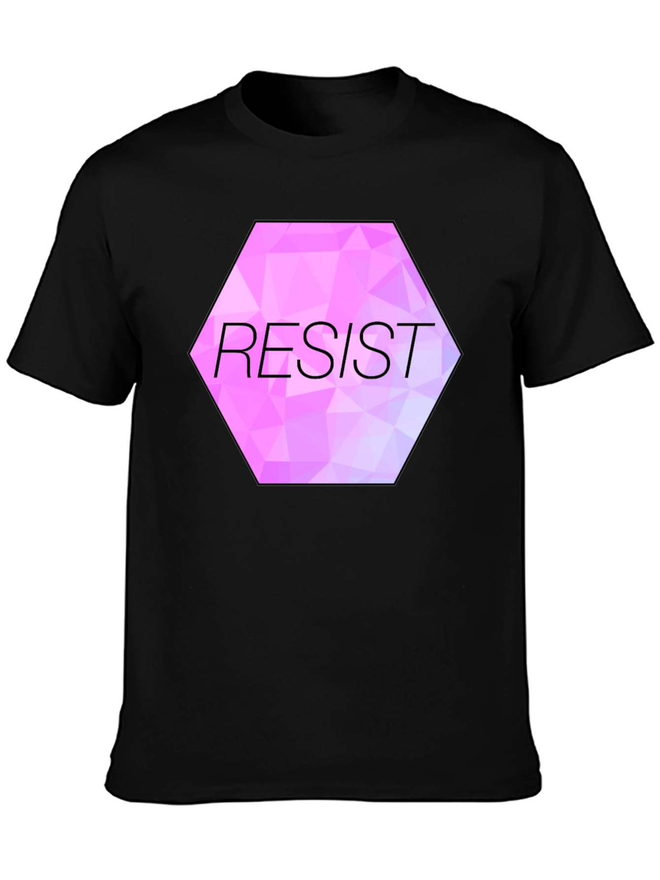 Resist Graphic Tee - Black Unisex T-Shirt