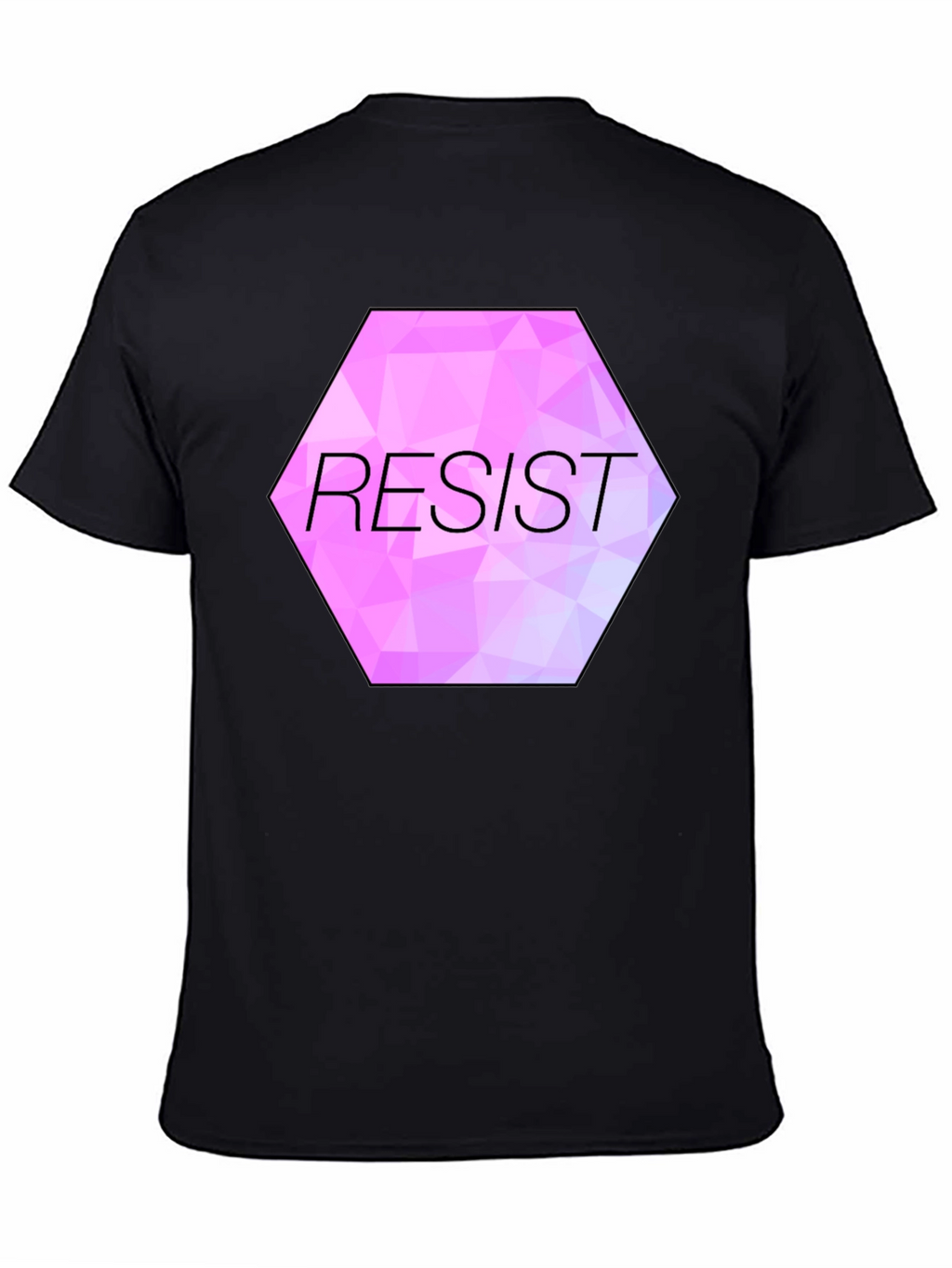Resist Graphic Tee - Black Unisex T-Shirt