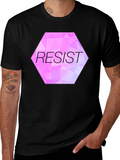 Resist Graphic Tee - Black Unisex T-Shirt